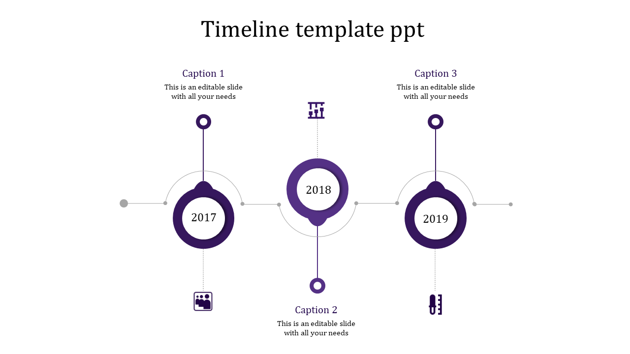 Amazing Timeline PPT Template and Google Slides Themes